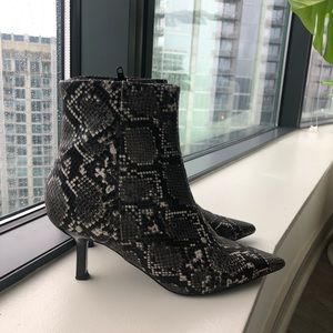Snakeskin boots